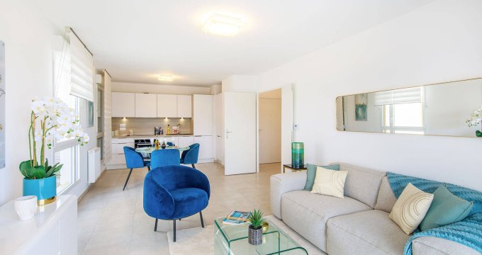 Achat / Vente appartement neuf Villeurbanne quartier Croix-Luizet à 4 min à pied du tram T1 (69100) - Réf. 11359