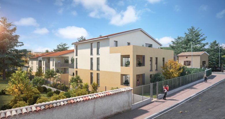 Achat / Vente appartement neuf Anse en face du parc de la Roseraie (69480) - Réf. 9509