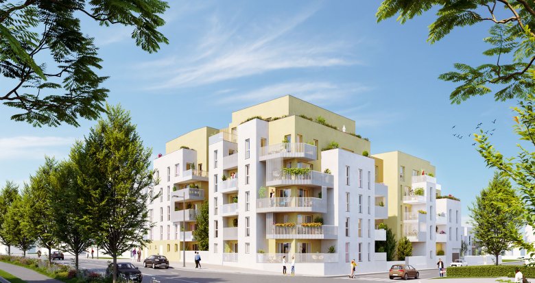 Achat / Vente appartement neuf Bron au pied du tramway T2 Essarts-Iris (69500) - Réf. 9492