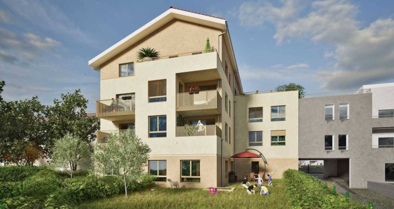 Achat / Vente appartement neuf La Tour-de-Salvagny à 10 min de la gare TER (69890) - Réf. 11840