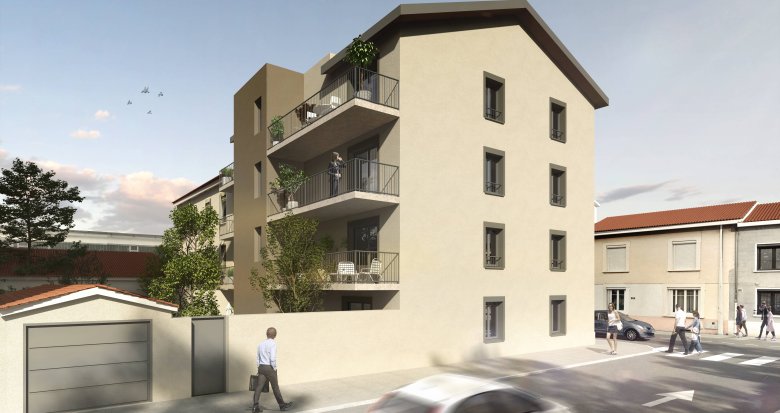 Achat / Vente appartement neuf Lyon 03 quartier Monchat à 5 min à pied du métro D (69003) - Réf. 11702