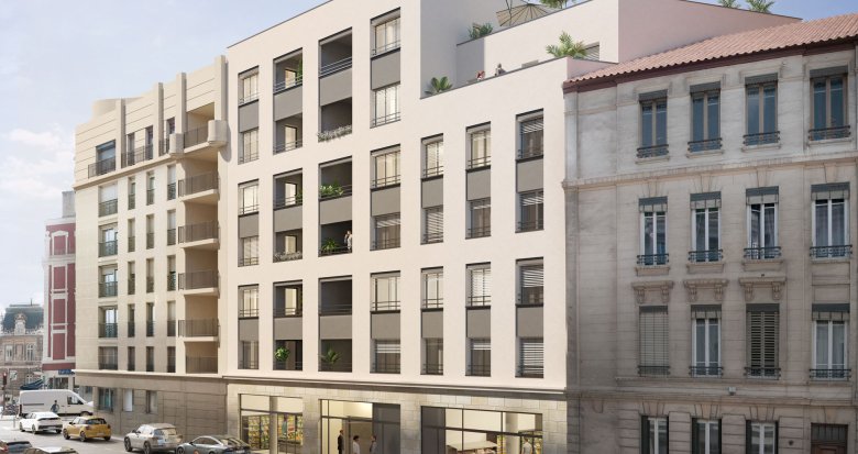 Achat / Vente appartement neuf Lyon 7 à 100m du métro B Jean Macé (69007) - Réf. 9468