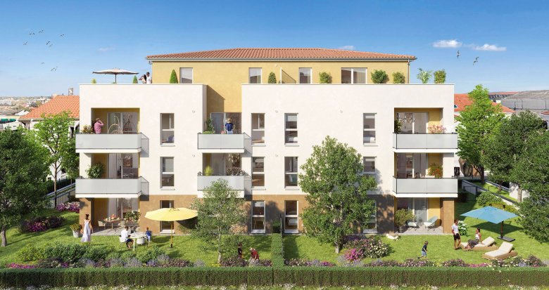 Achat / Vente appartement neuf Saint-Priest à 5 minutes à pied de la gare (69800) - Réf. 11354