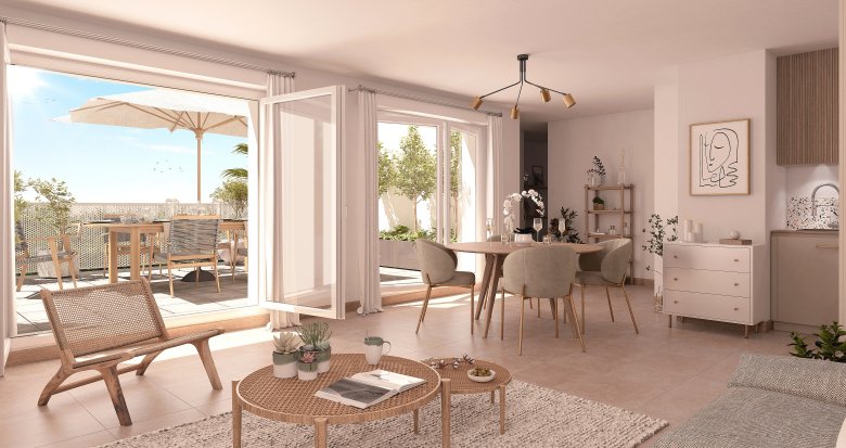 Achat / Vente appartement neuf Sainte-Foy-l'Argentière vue sur les Monts du Lyonnais (69610) - Réf. 8791