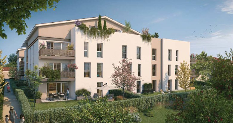 Achat / Vente appartement neuf Simandres accès rapide sur l’agglomération lyonnaise (69360) - Réf. 9528