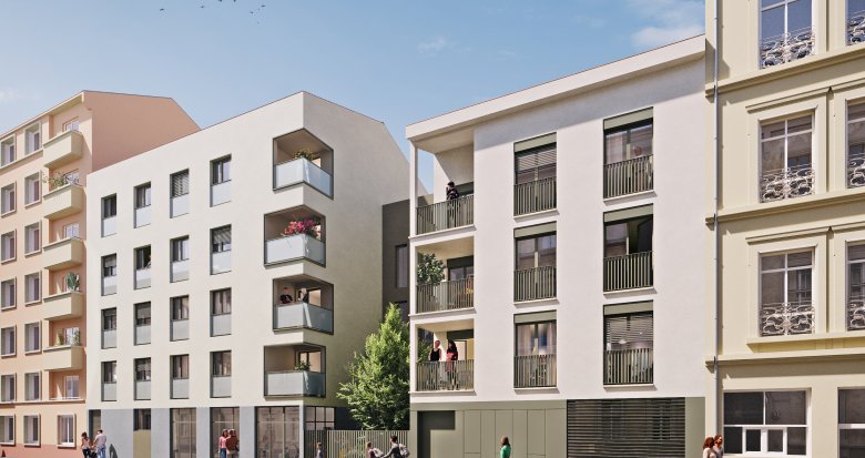 Achat / Vente appartement neuf Villeurbanne à 10 min de la Part-Dieu (69100) - Réf. 9488