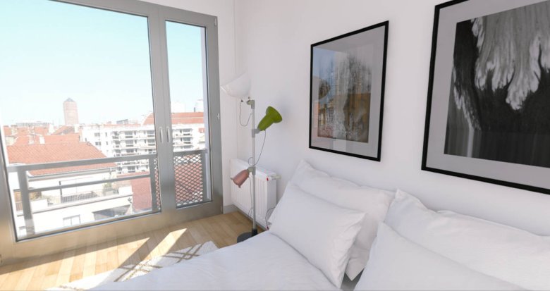 Achat / Vente appartement neuf Villeurbanne à 5 min à pied du tram T3 vers le centre de Lyon (69100) - Réf. 11920